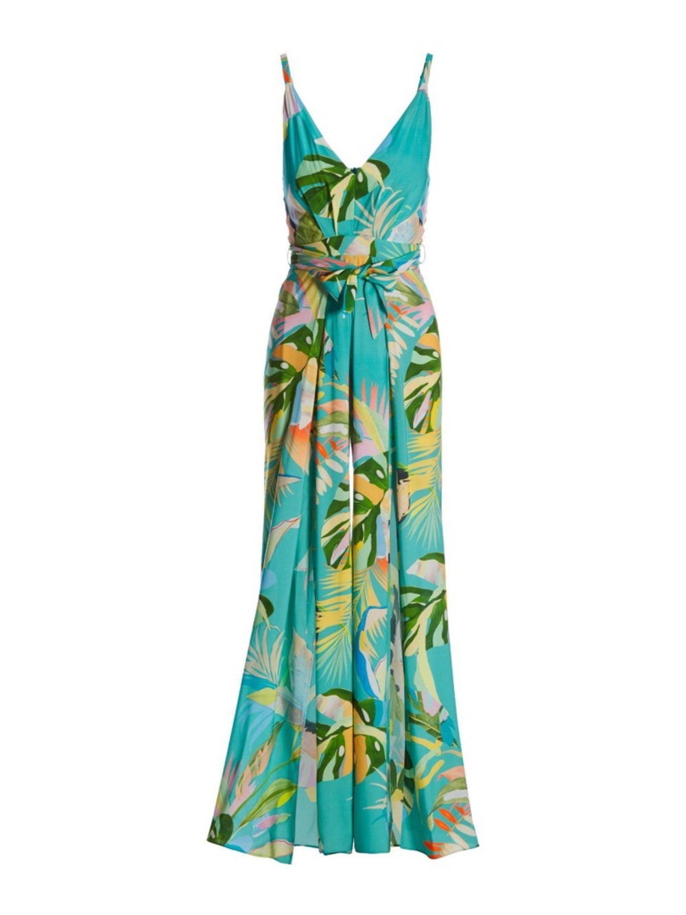 New BOSTON PROPER
Tropical Forest Slit Jumpsuit Size 10 - Picture 10 of 14